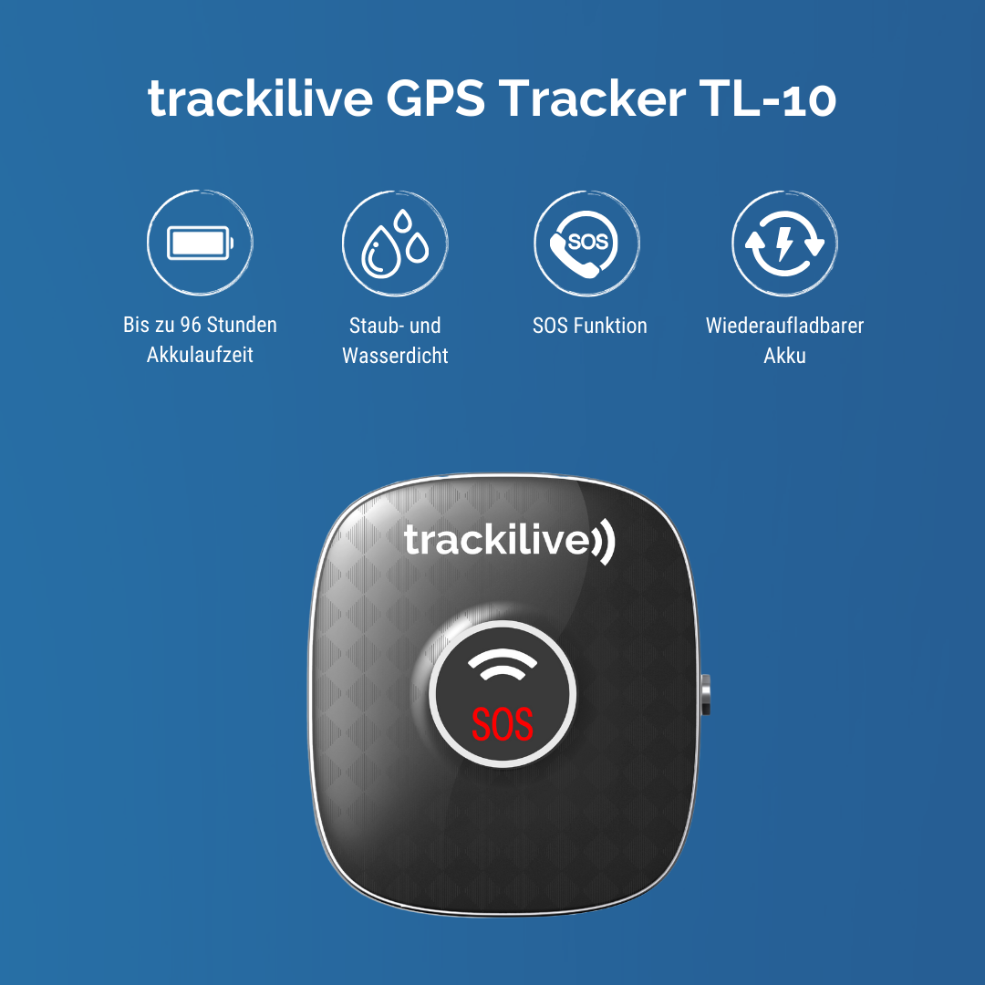 trackilive TL-10 GPS Tracker Personen Spezifikationen