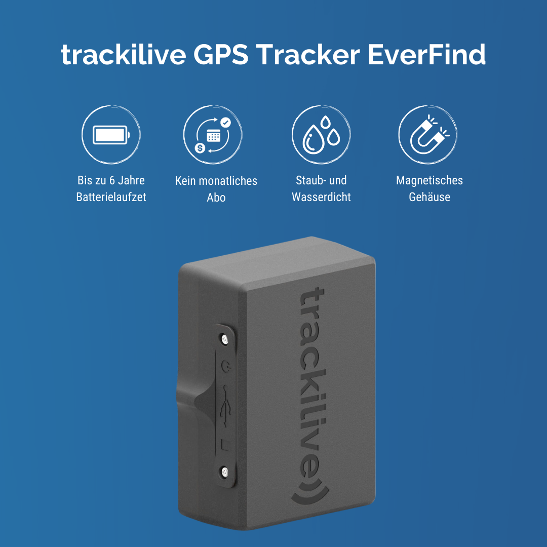 trackilive EverFind - GPS Tracker ohne Abo Spezifikationen